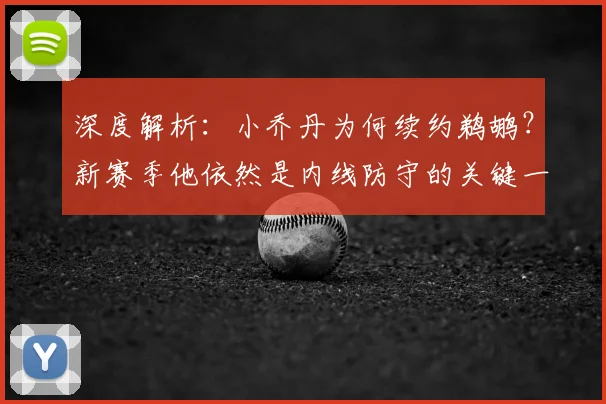 深度解析：小乔丹为何续约鹈鹕？新赛季他依然是内线防守的关键一环